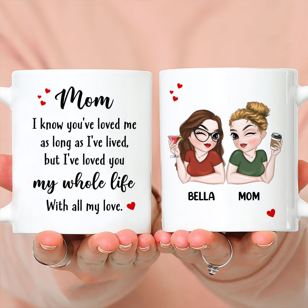 Mom Our Love For You Is Endless - Personalized Custom Coffee Mug