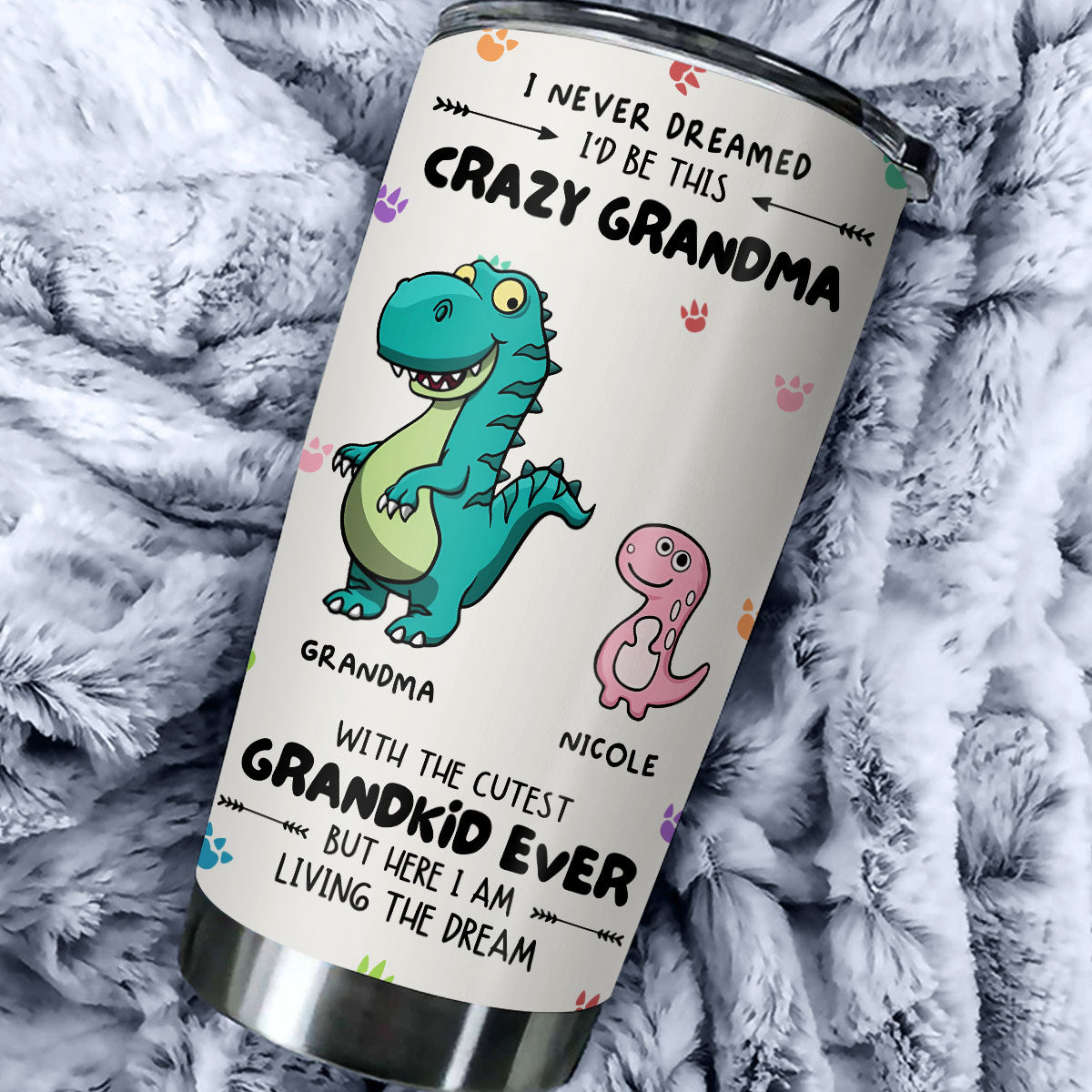The Cutest Grandkid Ever - Personalized Custom Tumbler