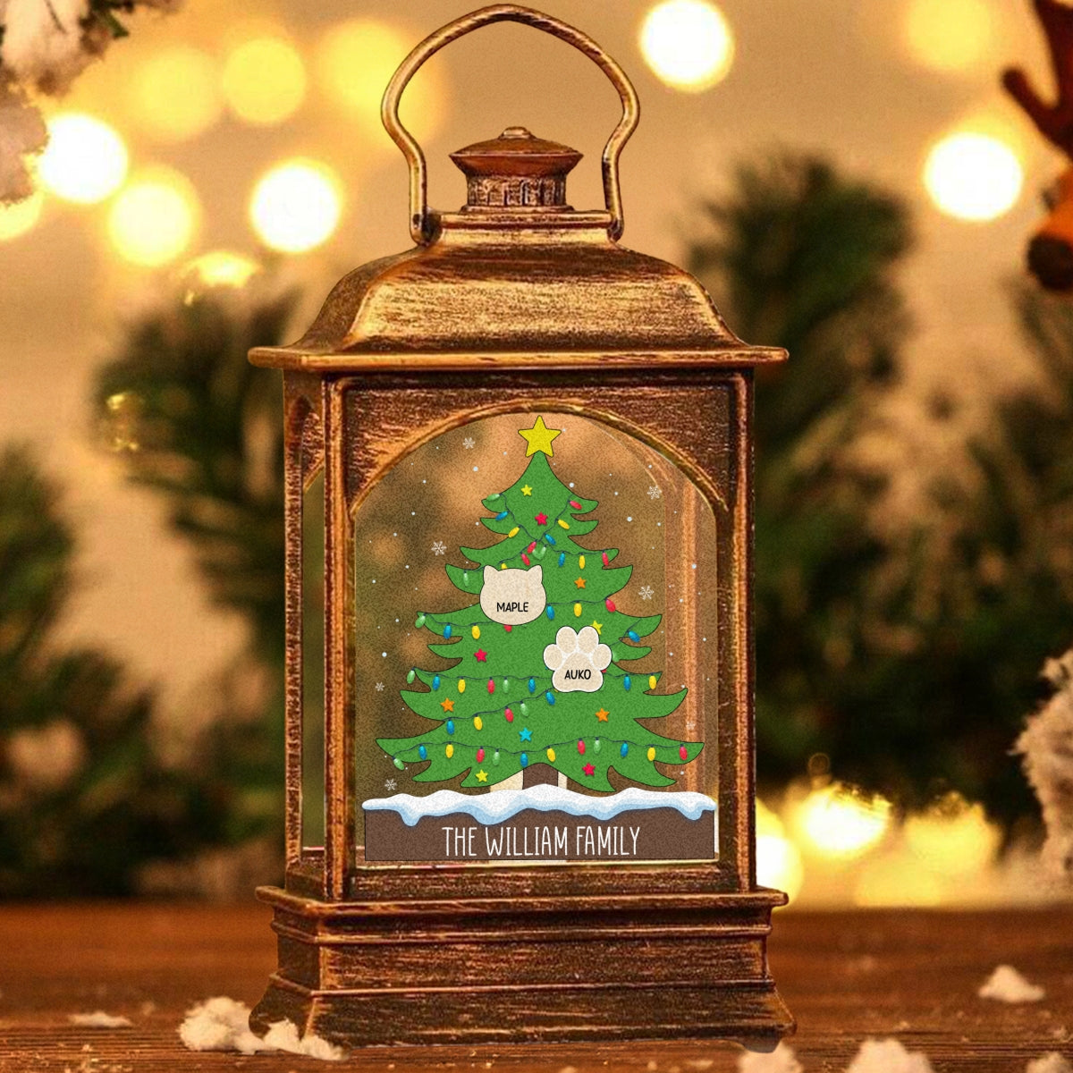 Merry Christmas - Personalized Custom Christmas Wind Lamp