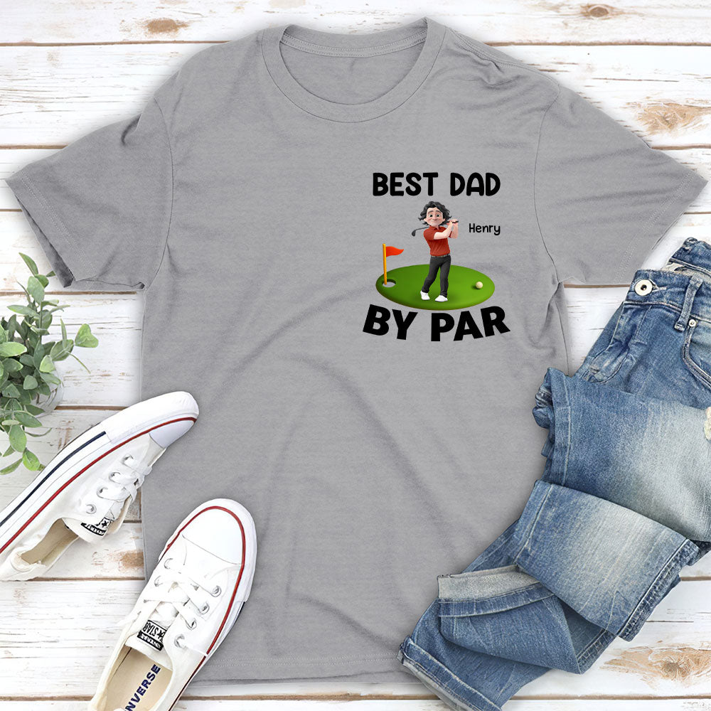 Best Dad And Kid By Par - Personalized Custom T-shirt And Onesie