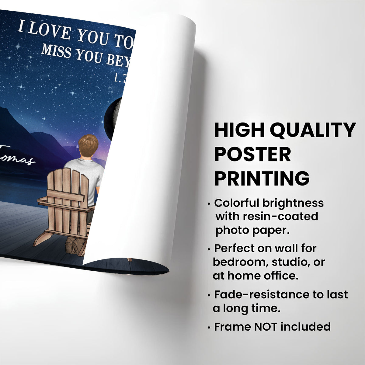 Love Endless As The Stars - Personalized Custom Poster