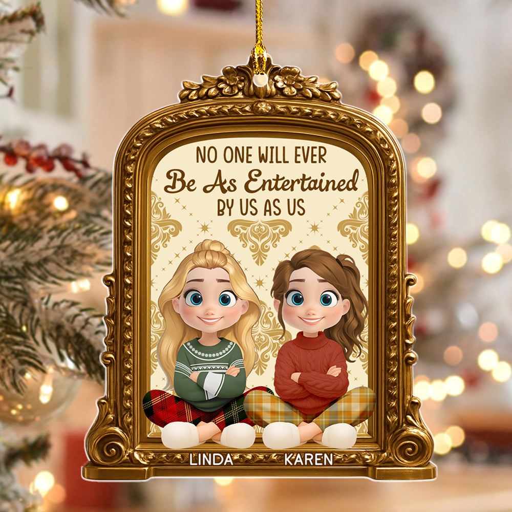 Rocking Around The Christmas Tree - Personalized Custom Acrylic Ornament