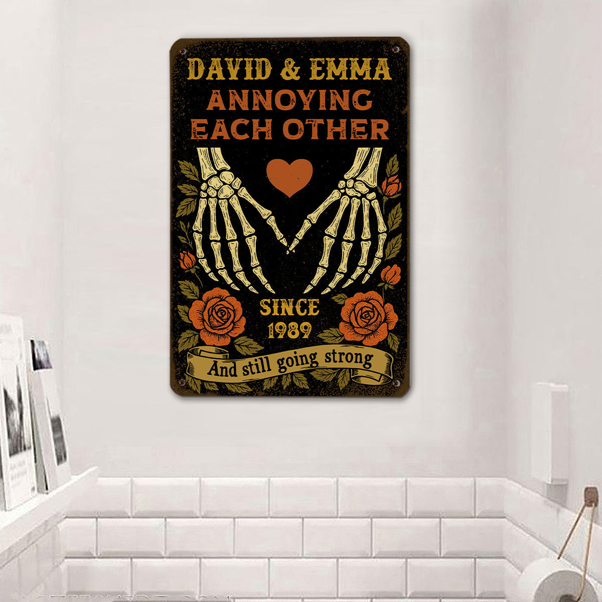 Love You Still - Personalized Custom Metal Sign