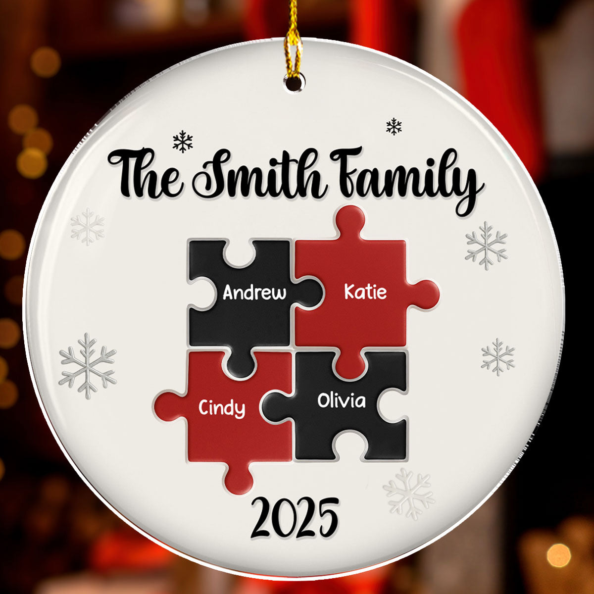 Family Pieces - Personalized Custom Acrylic Ornament