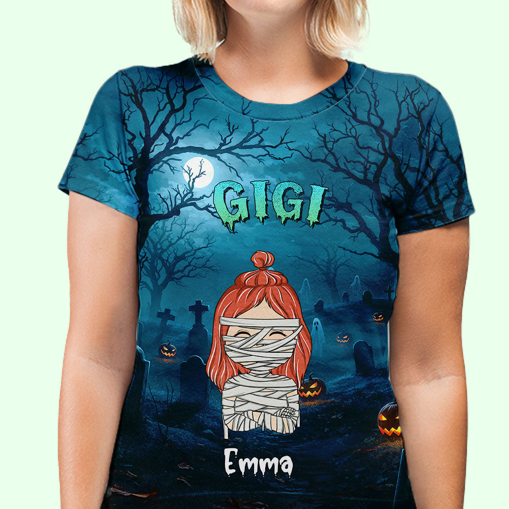 Granny Of My Babies - Personalized Custom All-over-print T-shirt