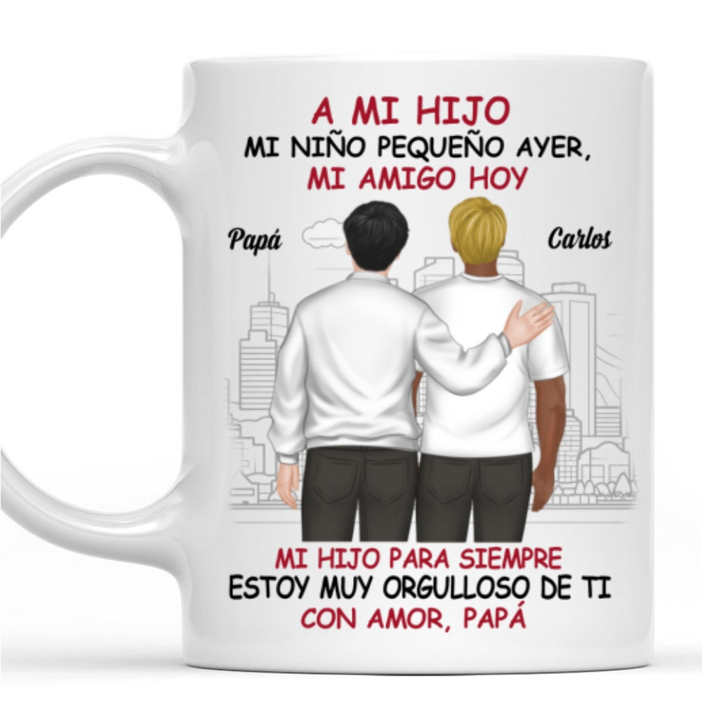 Fuiste Niño Ahora Amigo - Taza Personalizada de Café