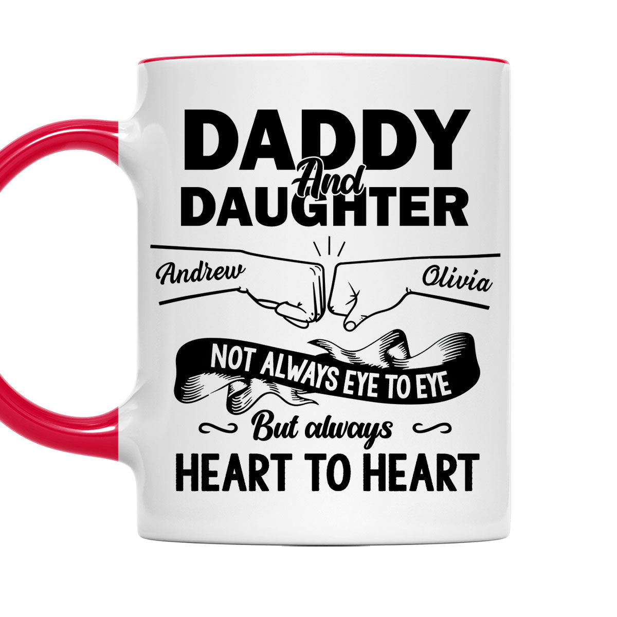 You Are The Best - Personalized Custom Accent Mug