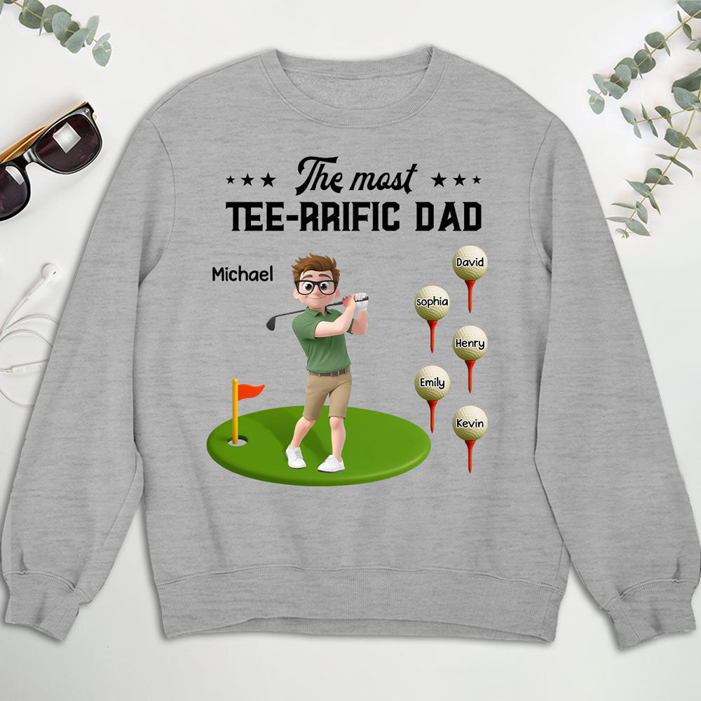 Most Terrific Golf Dad - Personalized Custom Shirt