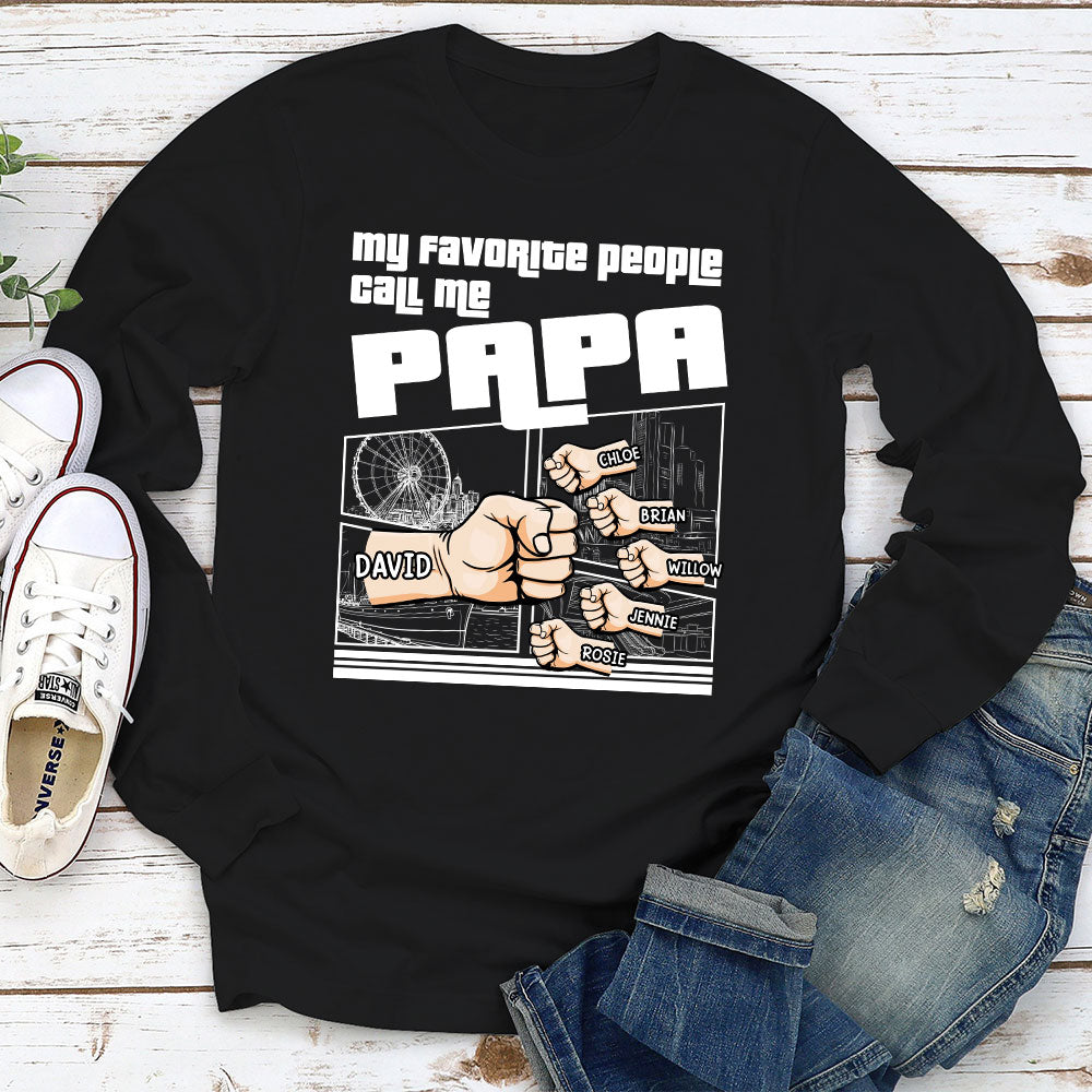Best Grandpa Ever - Personalized Custom Shirt
