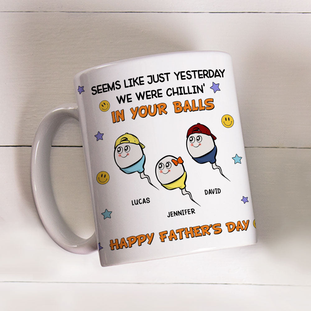 We Were Chilling - Personalized Custom Coffee Mug