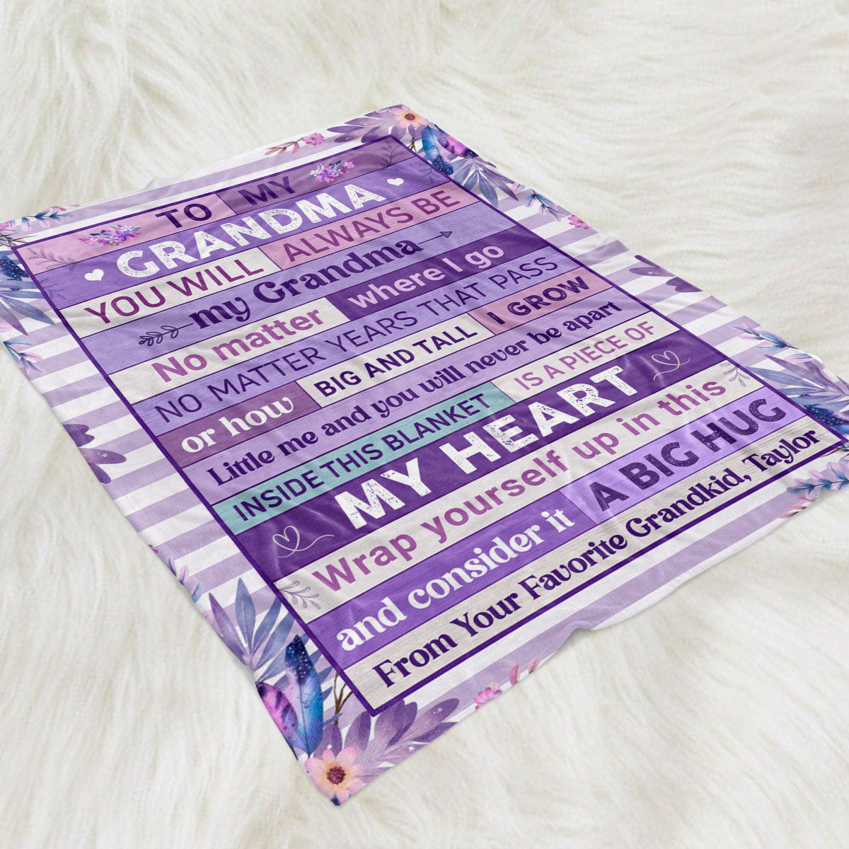 Inside This Blanket - Personalized Custom Fleece Blanket