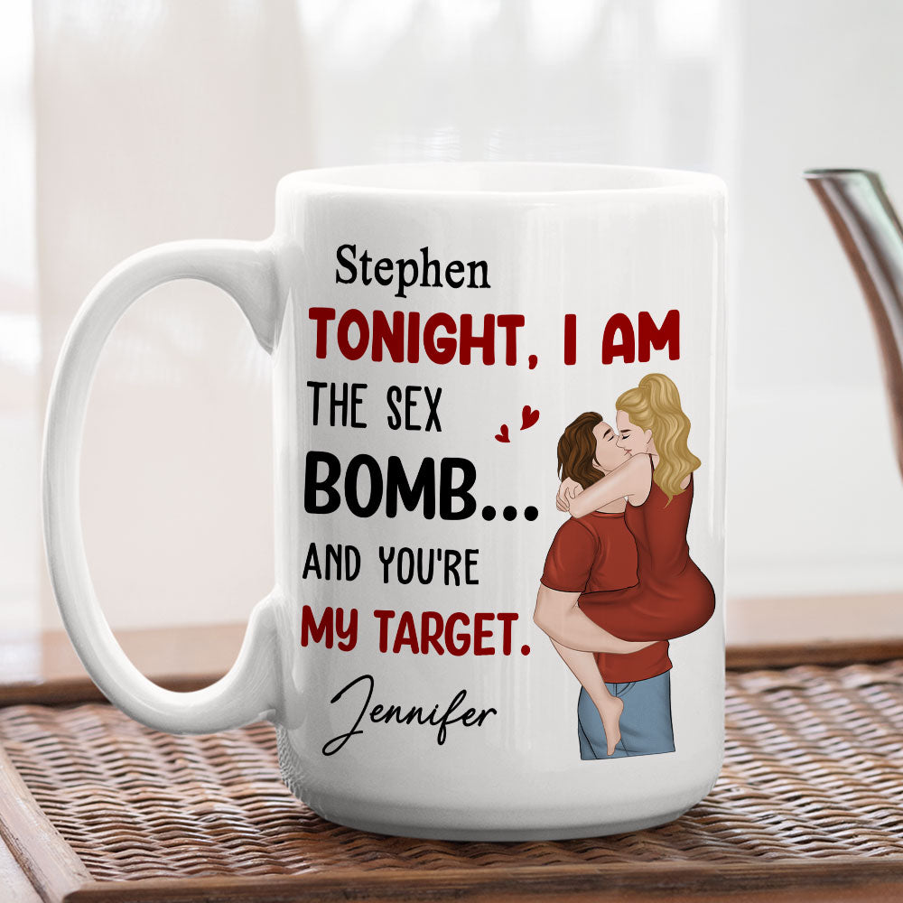 Love Bomb Ready To Detonate - Personalized Custom Coffee Mug