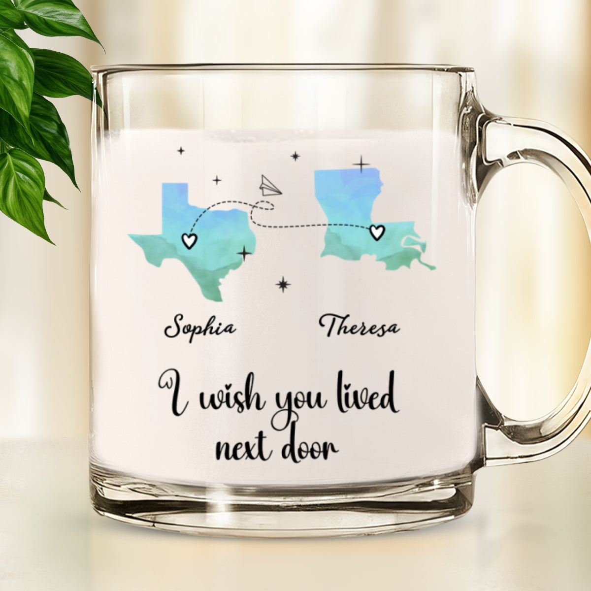 Good Friends And Good Drinks Make Life Better - Personalized Custom Glass Mug