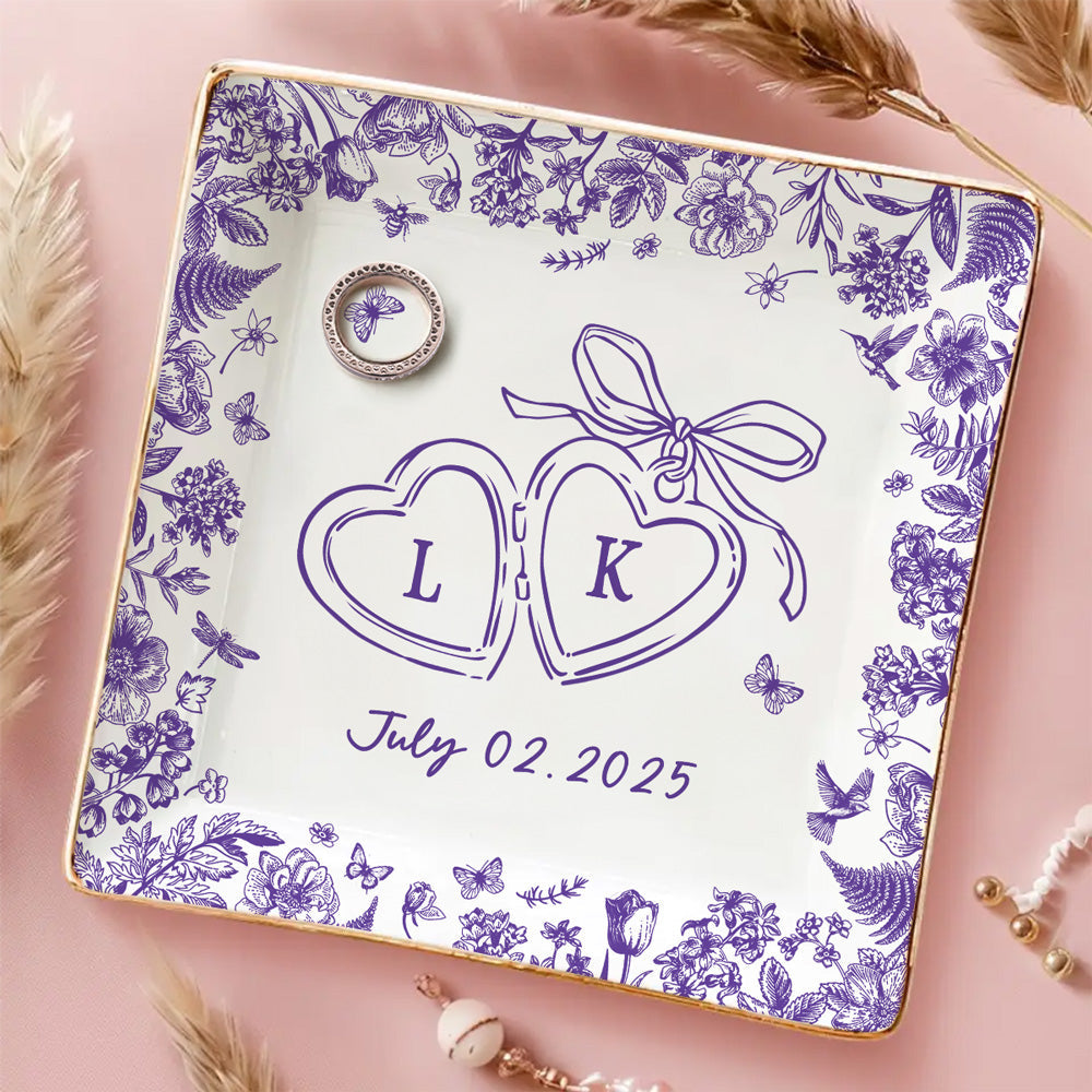 Locked Ring - Personalized Custom Jewelry Dish