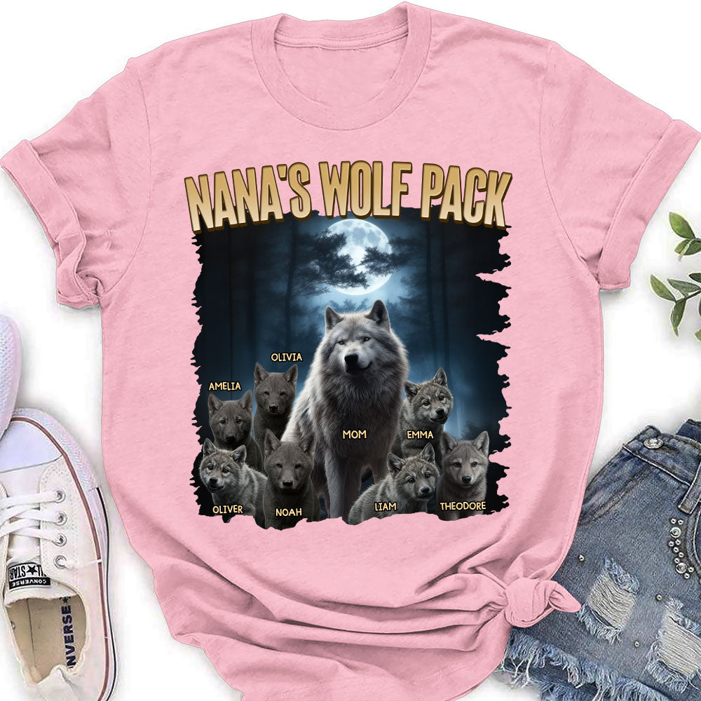 Nana Wolf Pack Ver 1 - Personalized Custom Shirt