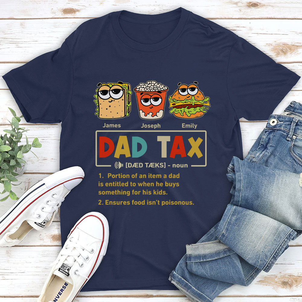 Taste Test Approved By Dad - Personalized Custom Shirt