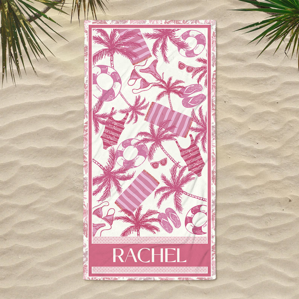 Girls Trip - Personalized Custom Beach Towel