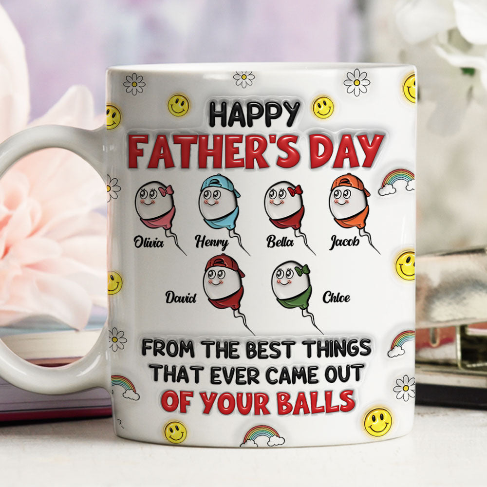 The Best Thing Came Out - Personalized Custom 3D Inflated Effect Mug