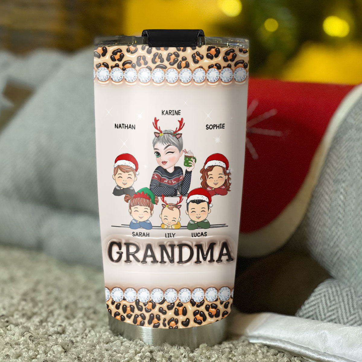 I Am A Professional Grandma - Personalized Custom 3D Inflated Effect Tumbler