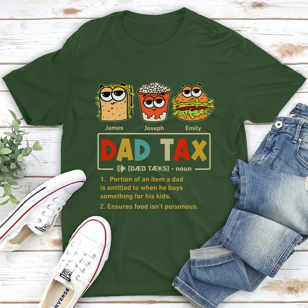 Taste Test Approved By Dad - Personalized Custom Shirt