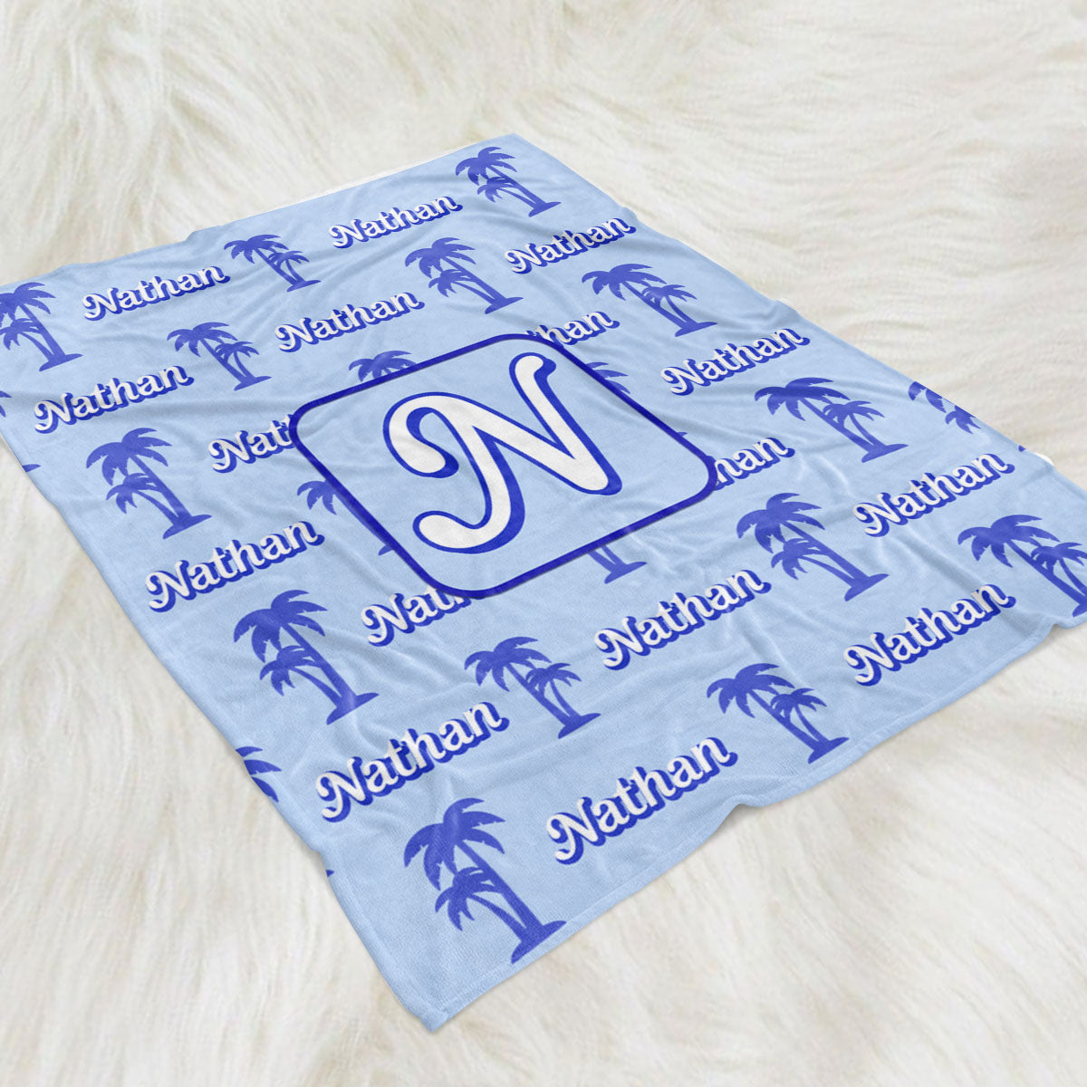 Colorful Island Dreams - Personalized Custom Fleece Blanket