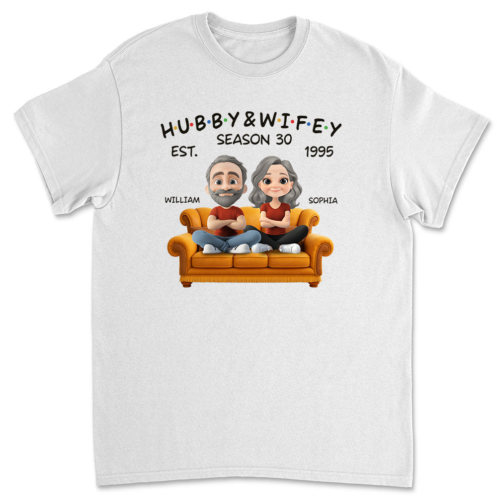 Hubby And Wifey Since - Personalized Custom Shirt