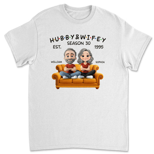 Hubby And Wifey Since - Personalized Custom Shirt