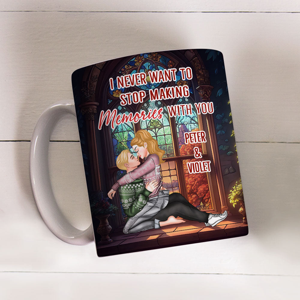 I Love You More With Each Passing Year - Personalized Custom Coffee Mug