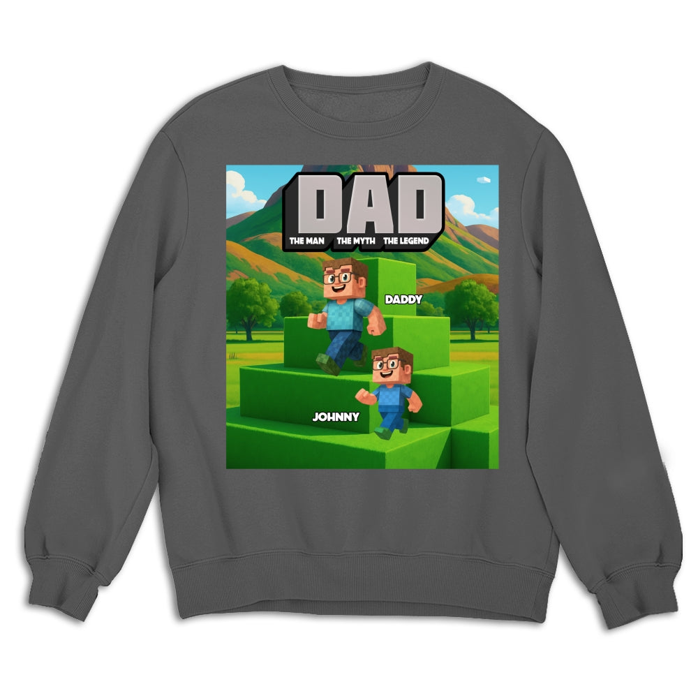 Blocky Dad - Personalized Custom Shirt