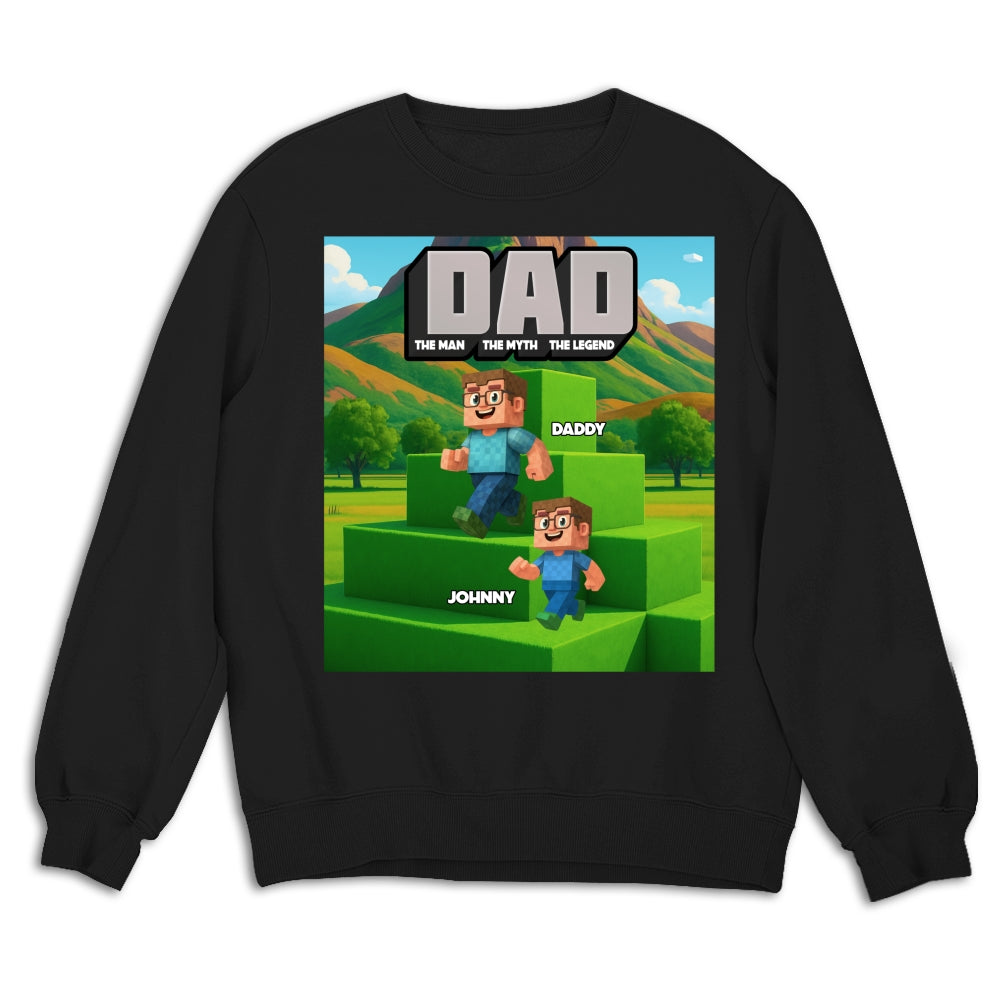 Blocky Dad - Personalized Custom Shirt