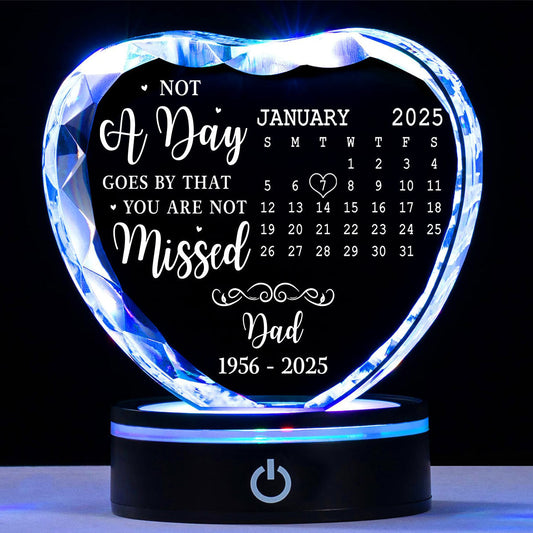 Miss You - Personalized Custom Crystal Led Light