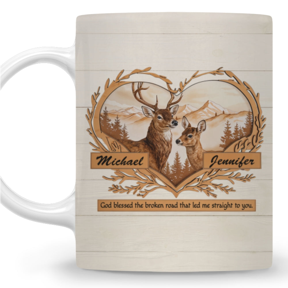 Deer Love - Personalized Custom Coffee Mug