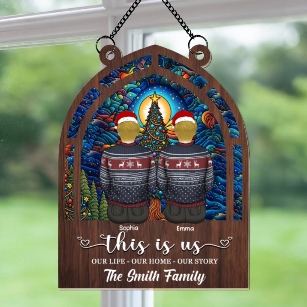 Our Bond Is Unbreakable - Personalized Custom Suncatcher