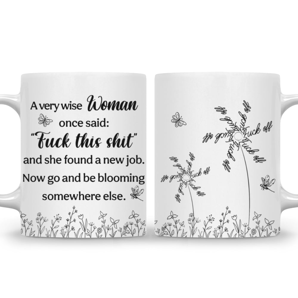 New Job But Same Hidden Sass - Personalized Custom Coffee Mug