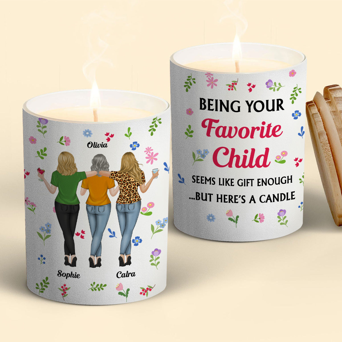 Favorite Child Candle - Personalized Custom Candle