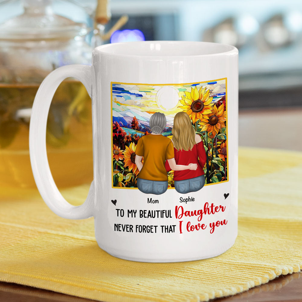 Never Forget I Love You - Personalized Custom Coffee Mug