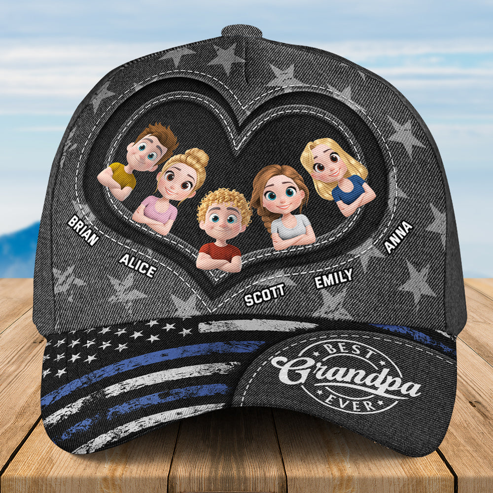 Greatest Dad Of All Time - Personalized Custom Classic Cap