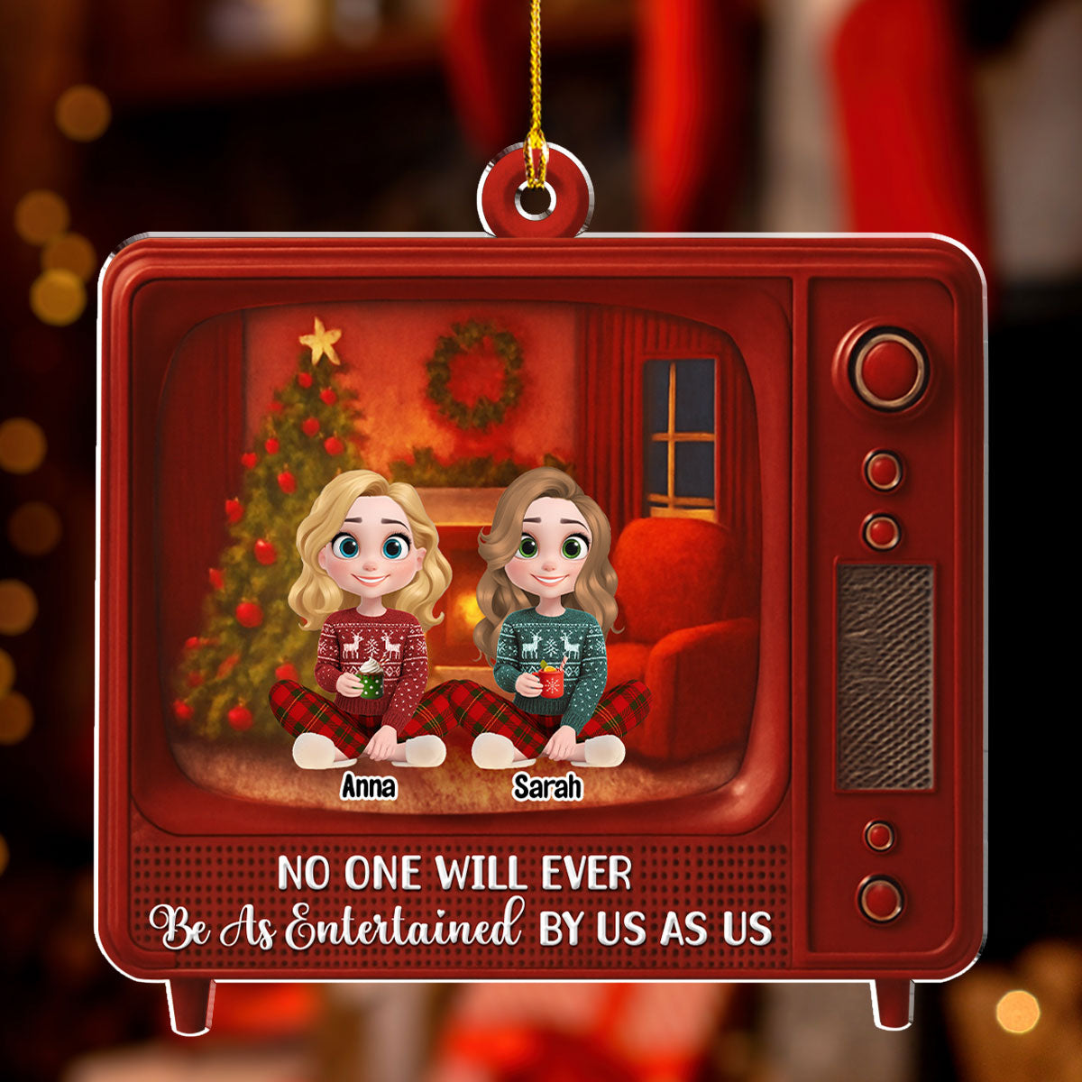 Jingle Bell Fabulous - Personalized Custom Acrylic Ornament