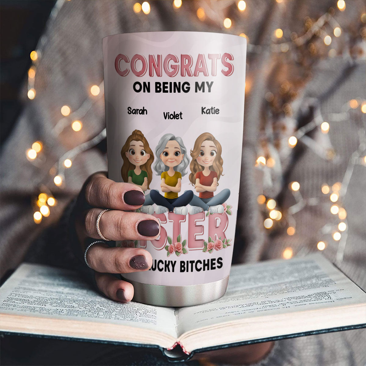 Congrats On Being My Bestie - Personalized Custom Tumbler