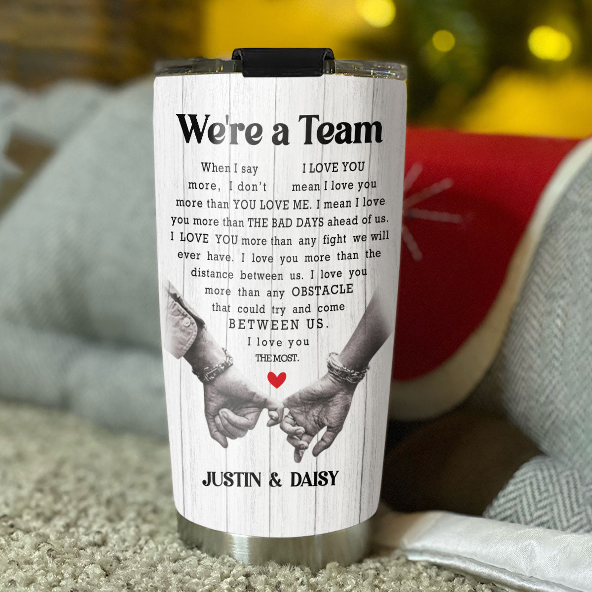 Love You The Most - Personalized Custom Tumbler