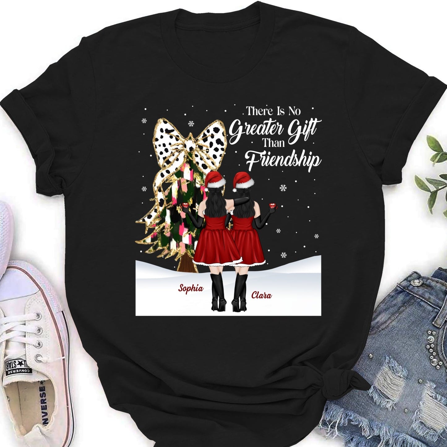 Best Friends Bestie Christmas - Personalized Custom Shirt