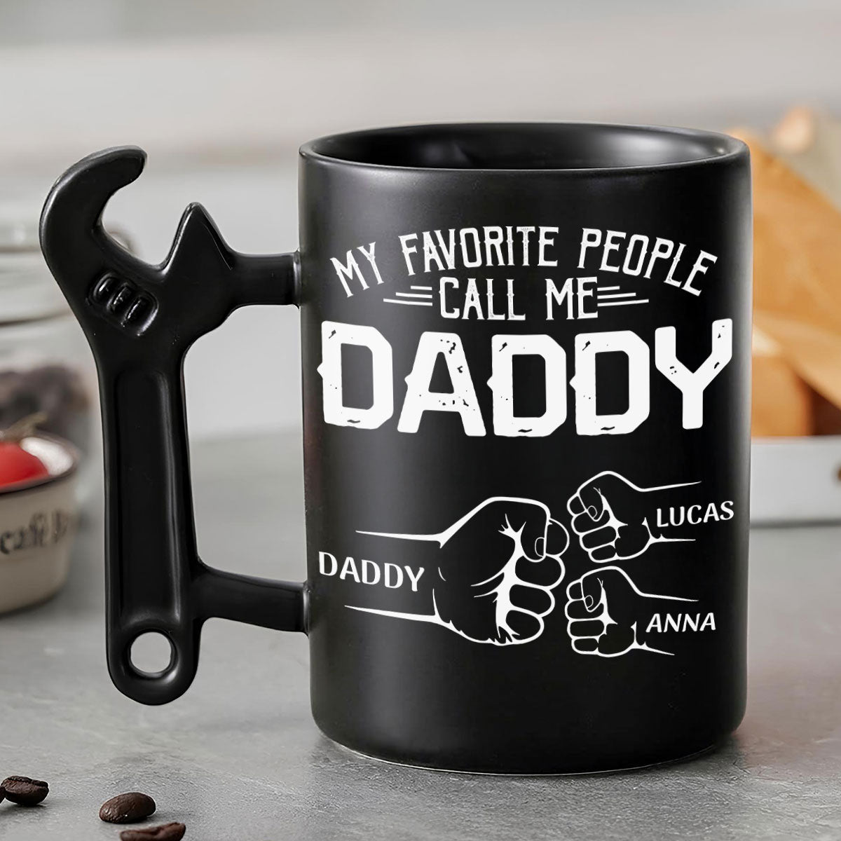 My Favorite People â€?Personalized Custom Wrench Handle Mug