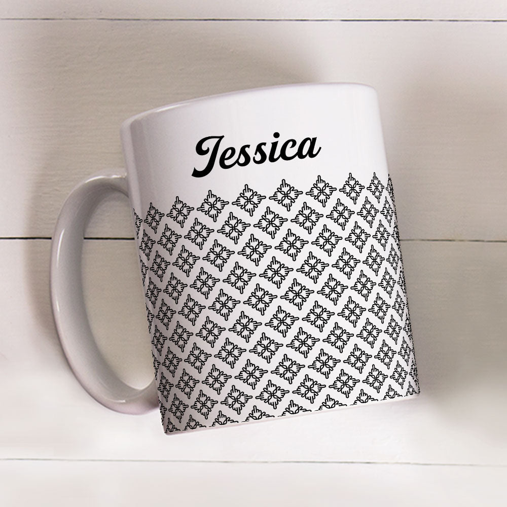Hidden Flower - Personalized Custom Coffee Mug