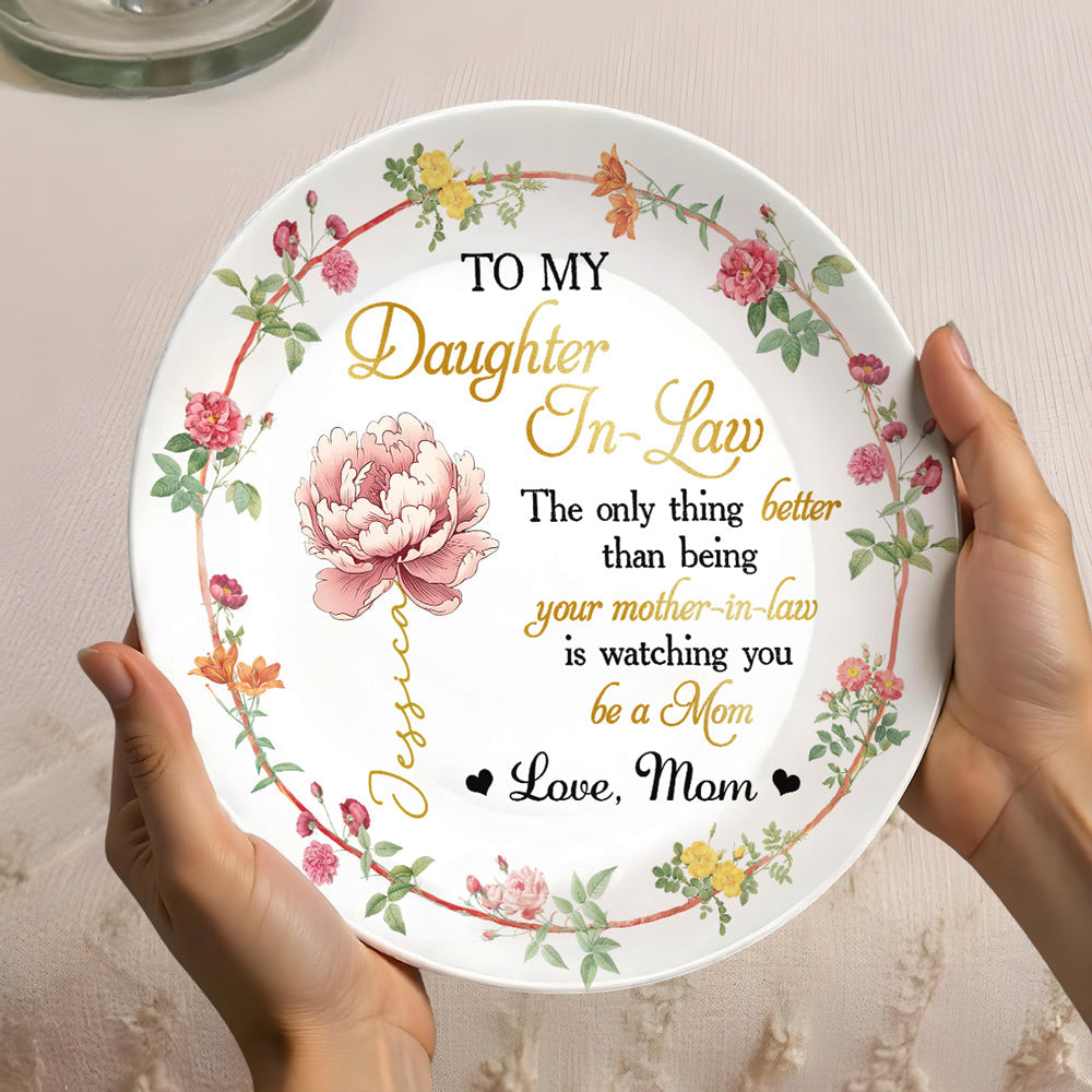 Love My Daughter In Law - Personalized Custom Plate