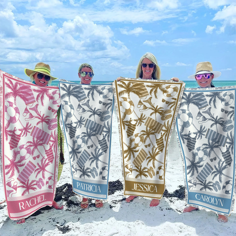 Girls Trip - Personalized Custom Beach Towel