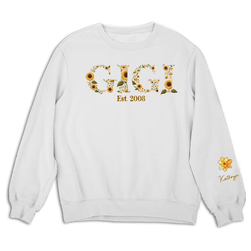 Blessed To Be Called Grandma - Personalized Custom Sweatshirt