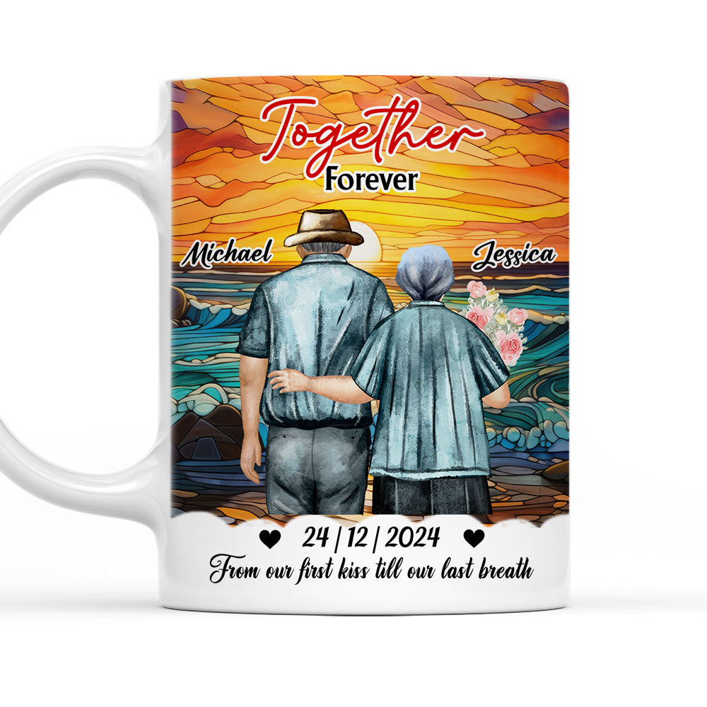 From Our First Kiss - Personalized Custom Coffee Mug