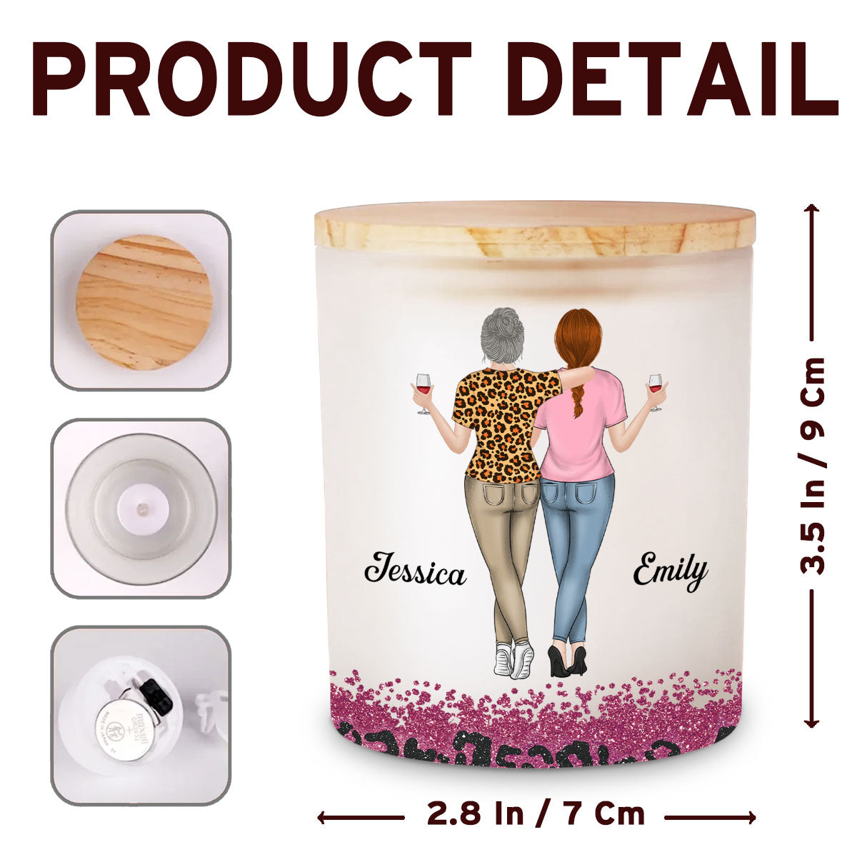 This Is Your Reminder - Personalized Custom Glass Jar With LED Candle