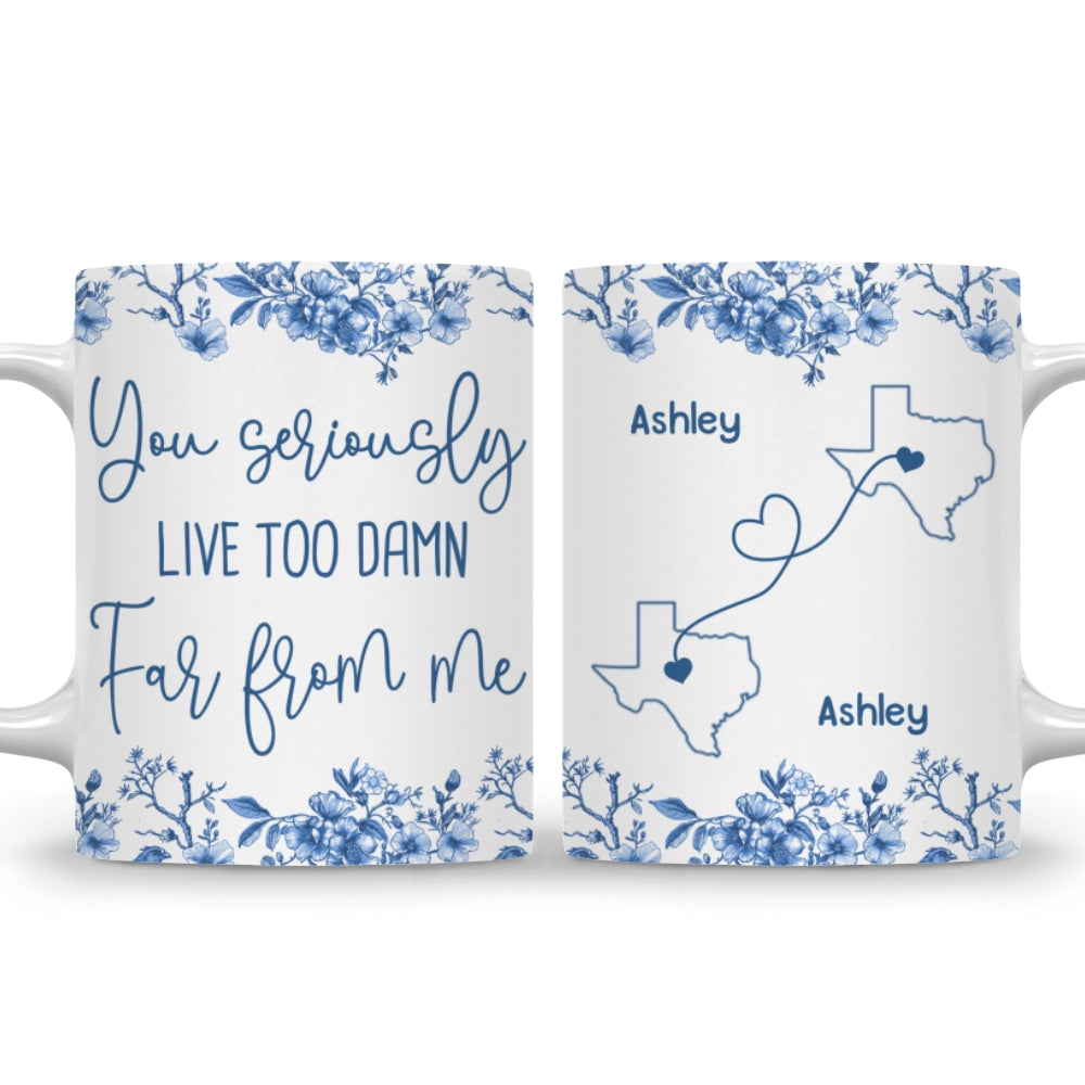 Your Distance Hurts My Soul- Personalized Custom Coffee Mug