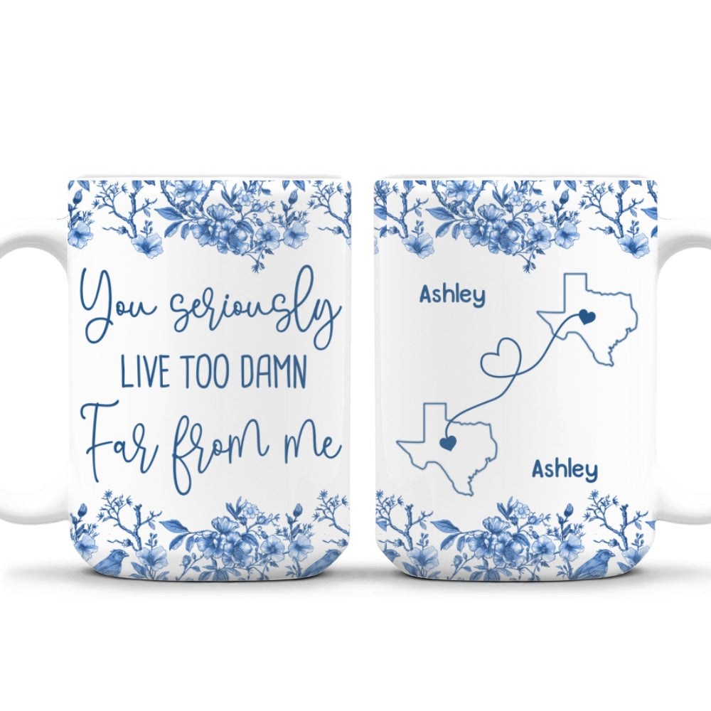 Your Distance Hurts My Soul- Personalized Custom Coffee Mug